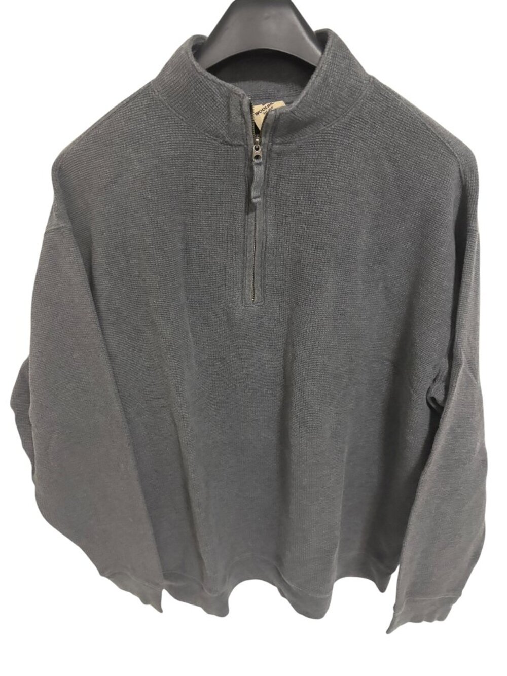 Woolrich 1/4 Zip Pullover Sweater Size XXL Gray Mock Neck